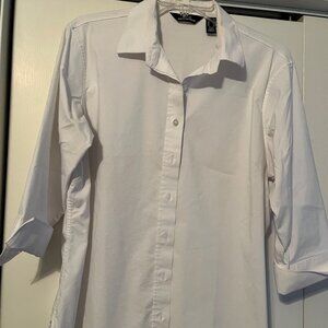 White buttoned shirt